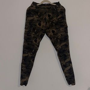Slim fit army, fatigue, pants